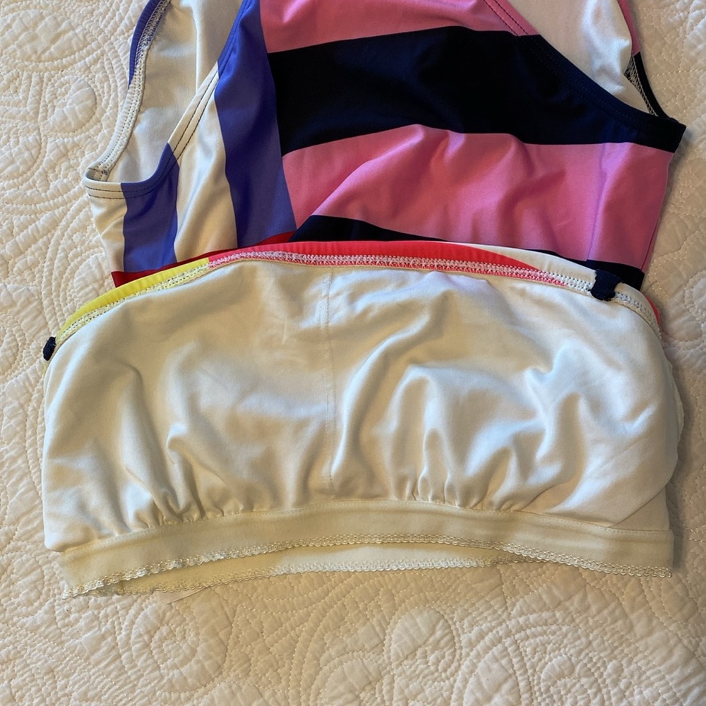 Kate Spade strapless striped one- piece swimsuit - Picture 4 of 6